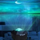 Нічник-проектор зоряного неба Dream Aurora Star Lights, світлодіодний проектор від USB з Bluetooth колонкою та пультом дистанційного керування, настільний світильник нічник зоряне небо Чорний AA10-7-Black - зображення 13