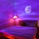 Нічник-проектор зоряного неба Dream Aurora Star Lights, світлодіодний проектор від USB з Bluetooth колонкою та пультом дистанційного керування, настільний світильник нічник зоряне небо Чорний AA10-7-Black - зображення 14