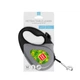 Поводок-рулетка для собак WAUDOG R-leash, рисунок "Авокадо", M, до 25 кг, 5 м, светоотражающая лента черный - изображение 3