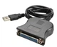 Перехідник з USB на LPT порт / Кабель принтера-адаптер USB2.0 - LPT M/F 80 см 25 Pin Parallel Printer IEEE 1284 Чорний - зображення 9