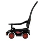 Дитяча каталка-толокар з батьківською ручкою Bambi M 5763L-2 чорно-червоний - изображение 3