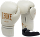 Боксерские перчатки Leone GN059W 12 унций White/Gold (капа в комплекте) (GN059W_White_12oz) - изображение 1