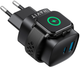 Зарядний пристрій Havit HV-UC132 22W USB-A+USB-C+Watch Charger Black (UC132 EU) - зображення 6