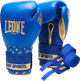 Боксерские перчатки Leone GN220 DNA 10 унций Blue (бинты 4 м в комплекте) (GN220_Blue_10oz) - изображение 1