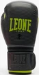 Боксерские перчатки Leone GN313 Waves 16 унций Black (капа в комплекте) (GN313_Black_16oz) - изображение 3