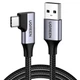 Кабель Ugreen US284 USB to Angled Type-C 3A 2M (50942) - изображение 2