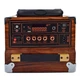 Колонка B-Q8, MP3, FM-станции, микрофон, Bluetooth 5.0, дерево + пластик, аккумулятор, коричневый - изображение 6