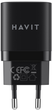 Ładowarka sieciowa Havit HV-UC30 GaN 30W USB+USB-C Black (6950676204377) - obraz 2