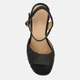 Женские босоножки Calvin Klein 160143968 38 Черные (1159835135) - изображение 4