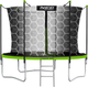 Trampolina ogrodowa Neo Sport 183 cm z siatką wewnętrzną i drabinką Green (NS-06W231) - obraz 1
