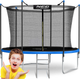 Trampolina ogrodowa Neo Sport 183 cm z siatką wewnętrzną i drabinką Navy Blue (NS-06W241) - obraz 4