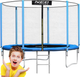 Trampolina ogrodowa Neo Sport 183 cm z siatką wewnętrzną i drabinką (NS-06Z181) - obraz 2