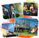 Trampolina ogrodowa Neo Sport 183 cm z siatką wewnętrzną i drabinką (NS-06Z181) - obraz 3