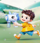 Пістолет Bubble Fun 199 з мильними бульбашками Блакитний Єдиноріжка - зображення 2