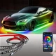 Подсветка днища авто LED RGB Bluetooth 12V комплект 2 ленты 90см и 120см - изображение 2