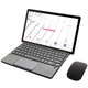 Клавиатура-подставка Smart Keyboard + Мышка для Thomson TEO 13 Ukr+Eng Black - изображение 1