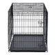 Klatka dla psa Pethaus rozmiar S 75.5 x 47.5 x 54 cm czarna PH-200 (5903890618773) - obraz 3