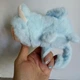 Плюшевая Мягкая игрушка браслет на руку Лабуба LABUBU с крыльями Голубая - изображение 5