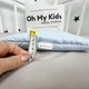 Подушка в коляску 25х30 см Oh My Kids Блакитна однотонна - зображення 2