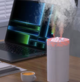 Увлажнитель воздуха с имитацией пламени, USB, аромалампа, компактный, белого цвета. - изображение 7