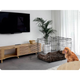 Klatka dla psa Pethaus rozmiar M 91 x 57 x 62 cm czarna PH-201 (5903890618780) - obraz 12