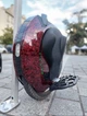 Плівка під кований ломаний карбон вишнева самоклеюча глянець 50Х150 см - изображение 6