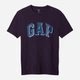Футболка хлопковая длинная мужская GAP 194081178 L Фиолетовая (1159835375) - изображение 4
