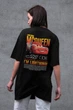 Жіноча Оверсайз Футболка З Принтом Mcqueen Black L/XL (8049653) - изображение 1