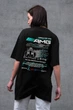 Жіноча Оверсайз Футболка З Принтом AMG Black 2XL/3XL (8049661) - изображение 1