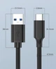 Кабель USB3.0 USB-A/Type-c 3A60W 5Gbps 2 метри - зображення 6