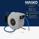 Шланг воздушный на автоматической катушке MASKO EU 1/4 барабан 30 м серый - изображение 6