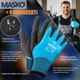 Гидравлический автомобильный домкрат MASKO с маневровым домкратом 2.5 т Синий - изображение 8