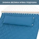 Гамак двомісний SOFT синій XXL 200x140 з планками WCG - зображення 6