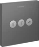Перемикач ShowerSelect на 3 клавіші Brushed Black Chrome (15764340) - изображение 1