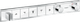 Термостат прихованого монтажу RainSelect на 5 клавіш White/Chrome (15358400) - изображение 1