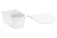 Унітаз підвісний EluPura S 540 мм AquaFall Flush 60193450 + сидіння soft close 60148450 - изображение 1