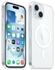 Чехол противоударный Clear Case with MagSafe для Apple iPhone 15 (6.1") Clear прозрачный - изображение 8