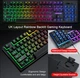 Игровой комплект 4 в 1 T-Wolf TF400: клавиатура, мышь, наушники с микрофоном и коврик, проводной, RGB - изображение 6