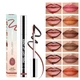 Помада подводка для губ, матовый пилинг-гель для губ Peel-Off Lip Liner 00 Red оттенок - изображение 9
