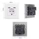 Розетка Coswall з 2 USB-портами та заземленням Пластикова Біла - зображення 6