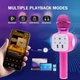 Микрофон караоке Q8 беспроводной для детей Bluetooth - изображение 5
