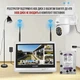 Wi-Fi Комплект відеоспостереження на 5 поворотных камер Hiseeu 5MP з монітором EseeCloud - зображення 6