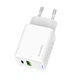 Сетевое зарядное устройство ColorWay GaN Mini 45W PD Port PPS USB (Type-C PD + USB QC4.0) White (CW- - изображение 4