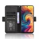 Чохол-книжка з кишеньками Deexe Wallet Stand для ZTE Nubia V70 - Black - зображення 3
