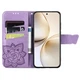 Чохол-книжка з малюнком UniCase Butterfly Pattern для Realme 14 Pro Plus - Light Purple - зображення 3