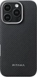 Карбоновый чехол Pitaka Ultra-Slim Case Classic Twill 600D Black/Grey для iPhone 16 Pro Черный (KI1601PA) - изображение 11