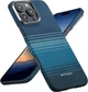 Карбоновый чехол Pitaka Tactile Woven Case Moonrise для iPhone 16 Pro Синий + голубой (KI1601MO) - изображение 10