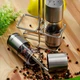 Набор для специй Kamille KM-7052: мельница и солонка на подставке - изображение 1