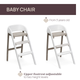 Крісло для годування Chicco Crescendo Up Pearl Copper Бежеве (8058664177066) - зображення 3