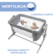 Łóżeczko dziecięce dostawne Chicco Next2Me Magic Evo Grey Mist (8058664167746) - obraz 6